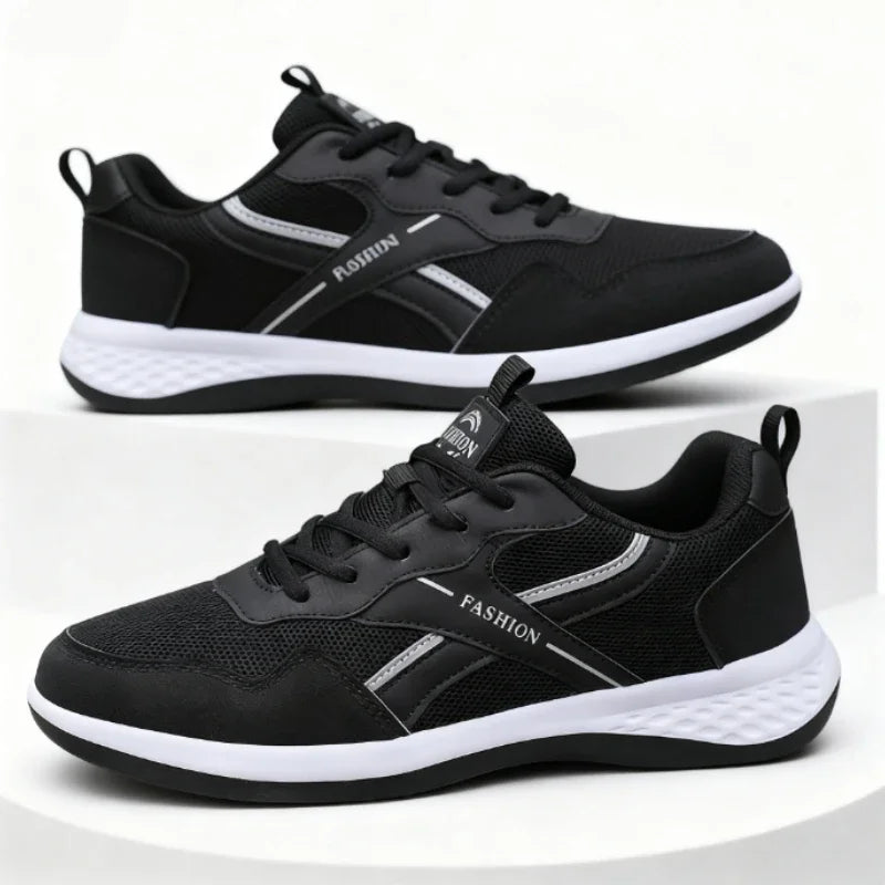 New Shoes for Men Spring Autumn Winter Lace Up Flat Sneakers Tennis Lightweight Comfortable Walking Shoes