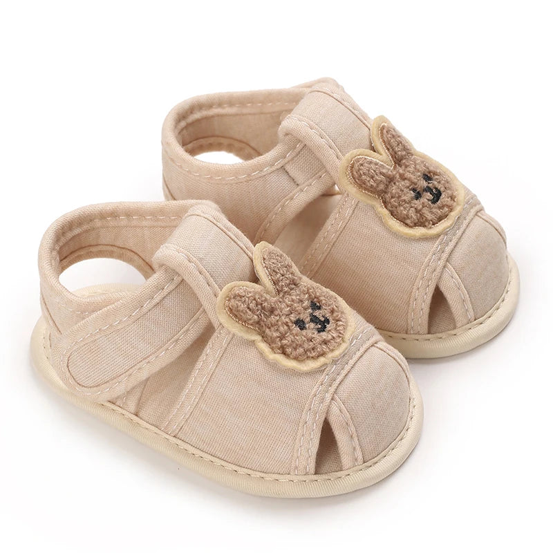 Cute Cartoon 0-18M Newborn Baby Girls Summer Shoes Sandals First Walkers Newborn Shoes Casual Soft Sole Sandals Toddler Shoes
