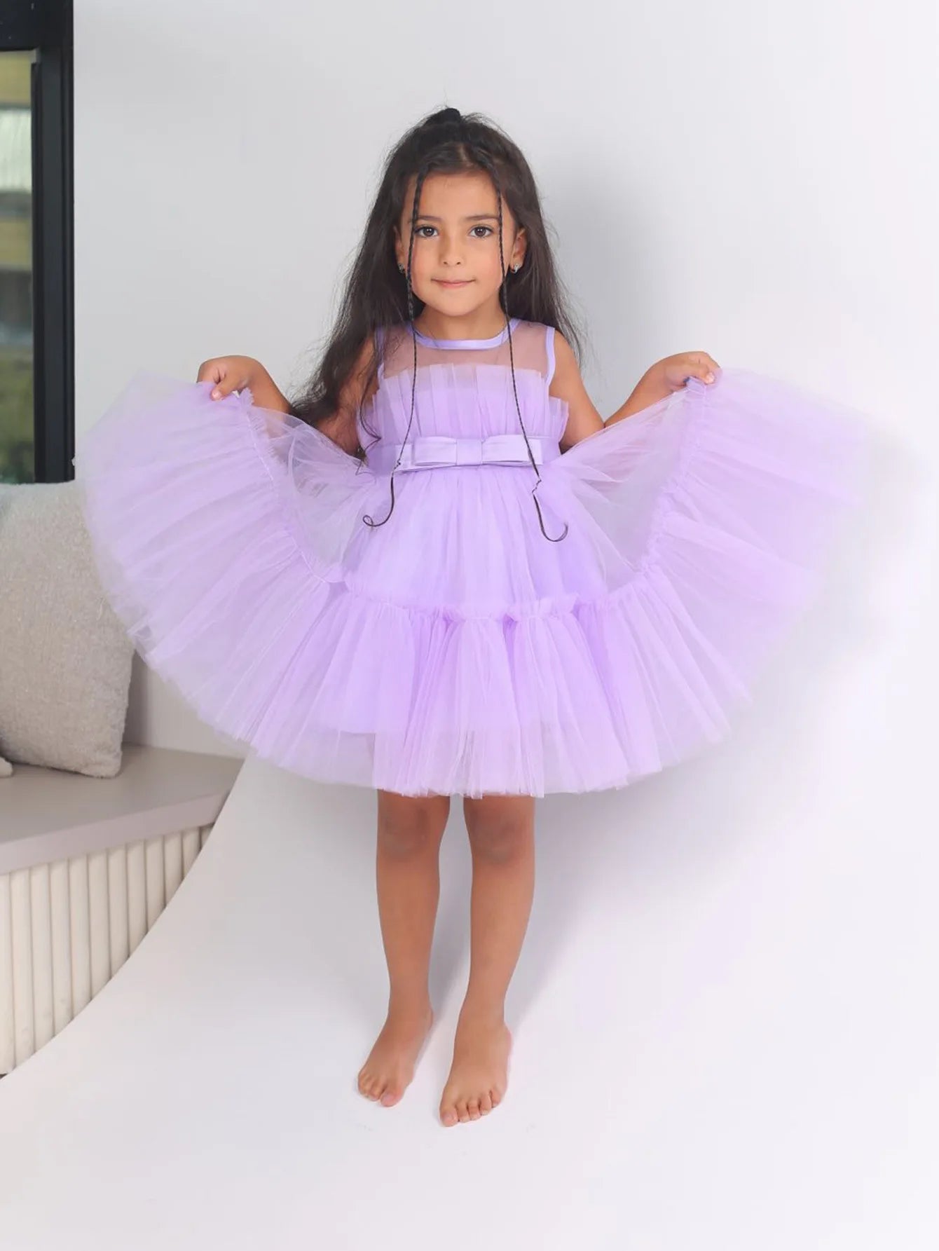 Girls Party Dress White Bridesmaid Dresses For Girls Wedding Evening Prom Gown Kids First Communiom Formal Vestidos