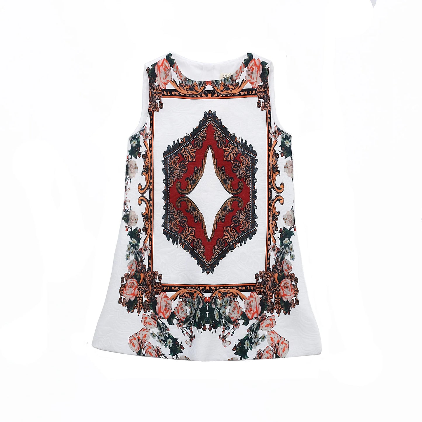Young Children Vestidos De Fiesta Sleeveless Girls Summer Dresses Princess Girl Dresses European Style Wedding Girl Clothes