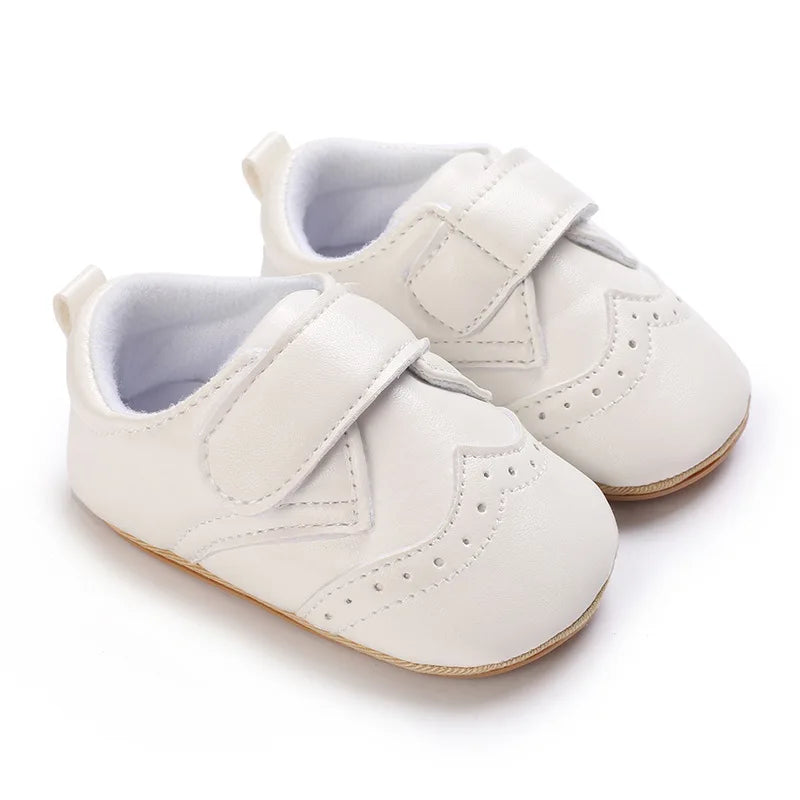 Classic Newborn Baby Shoes White Casual Shoes Boys Girls Shoes Fashion Sneakers Soft Sole Non-Slip Toddler Shoes First Walkers