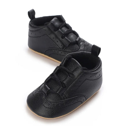 Classic Newborn Baby Shoes White Casual Shoes Boys Girls Shoes Fashion Sneakers Soft Sole Non-Slip Toddler Shoes First Walkers