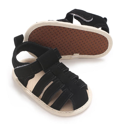 VALEN SINA 0-1Year Newborn Baby Boys Summer Shoes Sandals First Walkers Newborn Shoes Casual Soft Sole Sandals
