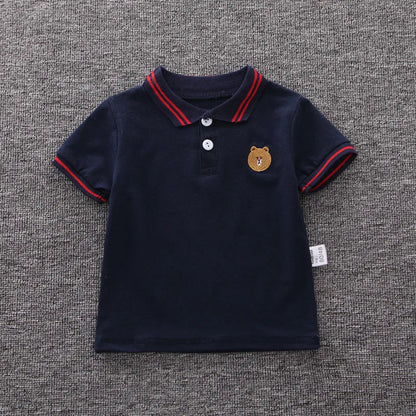 Baby Boy Clothes Summer Children Clothing Polo Shirt Sets Boys Short Toddler Sleeve T-shirt Kids Sports Suit 2pcs Cotton 1-5y (Available)