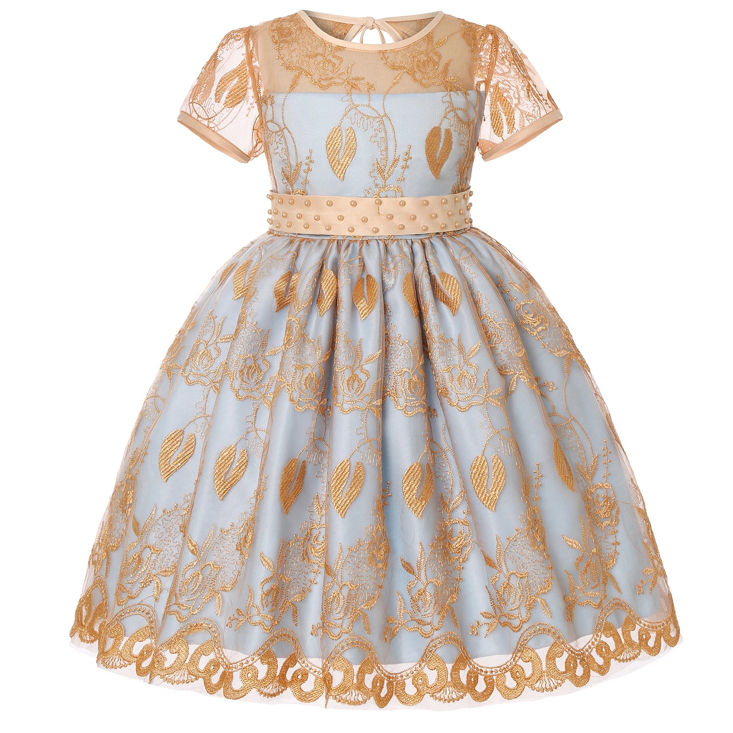 2025 Foreign Trade New Dress dress girl dress flower children Shaggy dress girl dress festival clothing ins