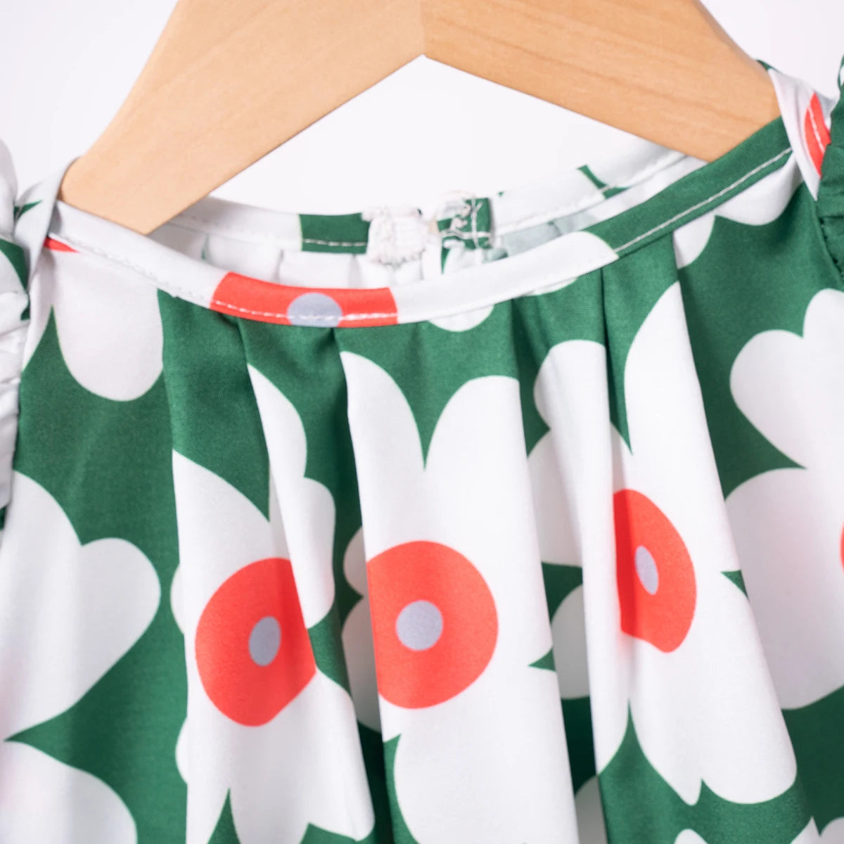 Summer children's wear adorable and sweet dresses featuring charming floral prints, fashionable and trendy girls clothing