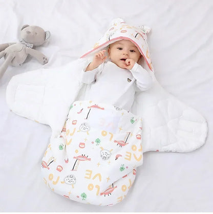 Newborns in The Delivery Room Are Wrapped in Swaddling Clothes and Sleeping Bags Made of Pure Cotton for Spring, Autumn, Winter