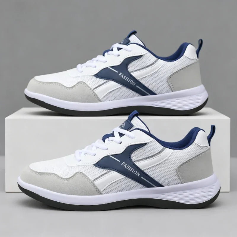 New Shoes for Men Spring Autumn Winter Lace Up Flat Sneakers Tennis Lightweight Comfortable Walking Shoes