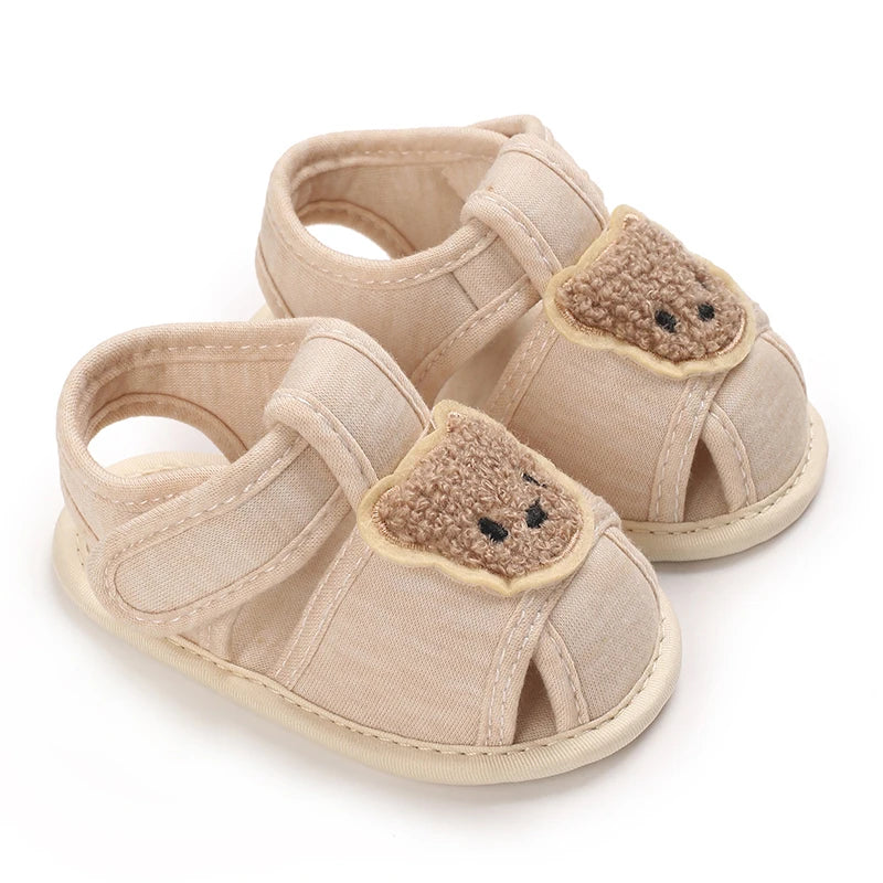 Cute Cartoon 0-18M Newborn Baby Girls Summer Shoes Sandals First Walkers Newborn Shoes Casual Soft Sole Sandals Toddler Shoes