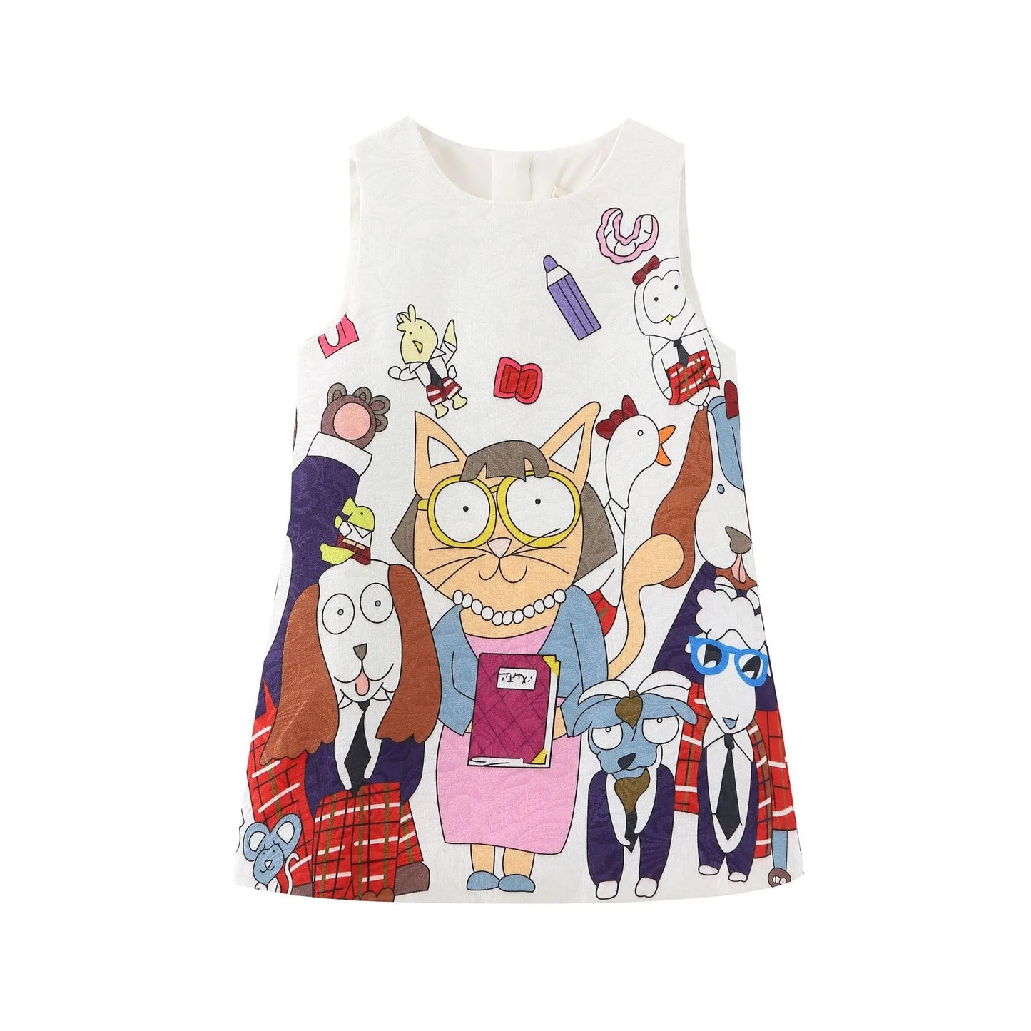 Young Children Vestidos De Fiesta Sleeveless Girls Summer Dresses Princess Girl Dresses European Style Wedding Girl Clothes