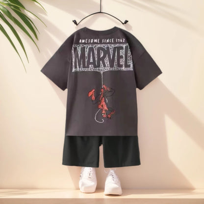 Cool Kids Boys Girls Summer Clothing Sets Children Cut Cartoon Print Short Sleeve T-shirt Tops With Shorts Toddler Baby Pajamas