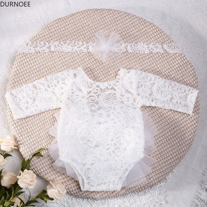 Baby Tutu Dress Newborn Photography Outfit  Lace Girl Princess Dress Romper Baby Gifts Photo Shooting Clothing