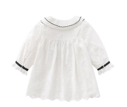 Baby Girl Dress Spring  Autumn Infant Baptismal Dresses Children Birthday Party Fashion Clothing Kids Girls Casual Vestidos