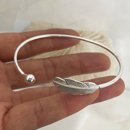 925 Sterling Silver Bracelets for Women Chain Accessories Trend Vintage Simple Heart Pendant Party Jewelry Gift