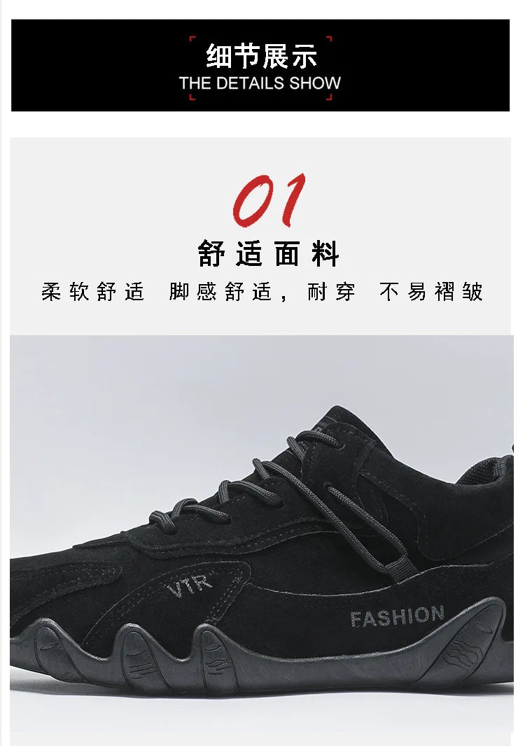 men shoes breathable non slip work shoes for male fashion sneakers outdoor walking flats skateboard sneakers (Available)