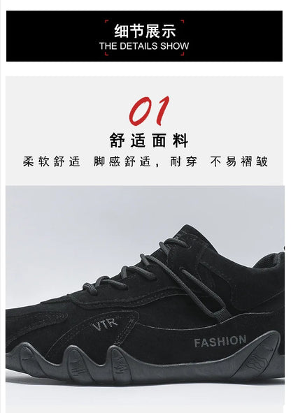 men shoes breathable non slip work shoes for male fashion sneakers outdoor walking flats skateboard sneakers (Available)