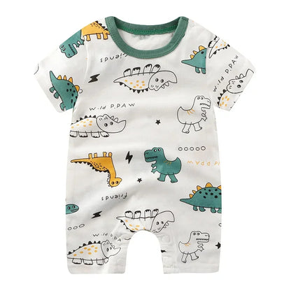 Newborn Baby Boy Clothes Bodysuit For Newborns Summer Romper Baby Girls Clothes Cotton Short Sleeved Jumpsuit