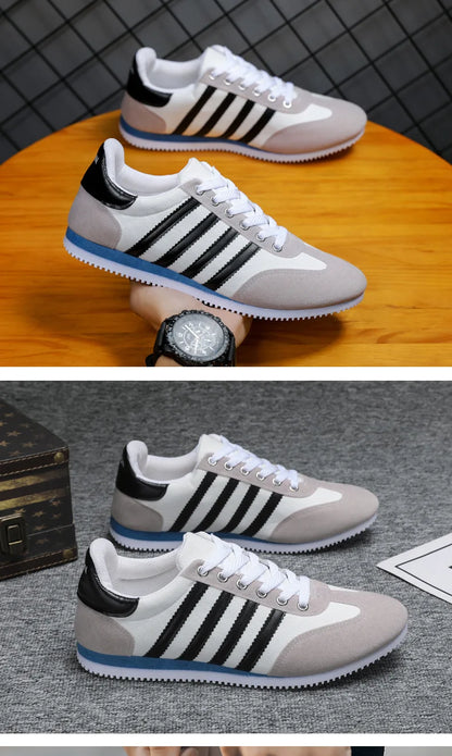 Men's Shoes Trend Casual Shoes for Men Breathable Flat Shoes Outdoor Fitness Free Sports Male Shoes Comfortable Vulcanized Shoes   (Available)
