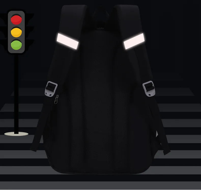 New Anti-splashing High-quality Middle High School Student Schoolbag Girls Large-capacity Burden-reducing Children's Backpack