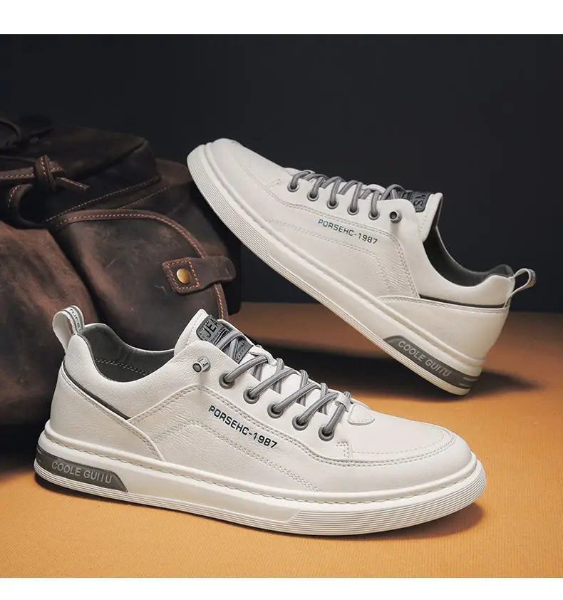 New Shoes for Men  Comfortable Flat Men's Casual Shoes Outdoor Wild Men's Sneakers High End Fashion One Pedal Dress Shoes Male