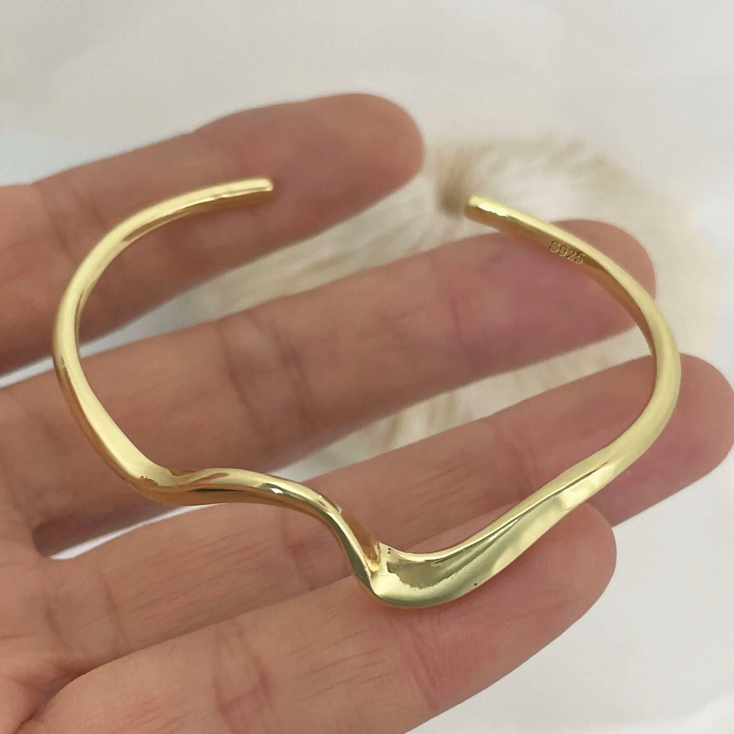 925 Sterling Silver Bracelets for Women Chain Accessories Trend Vintage Simple Heart Pendant Party Jewelry Gift