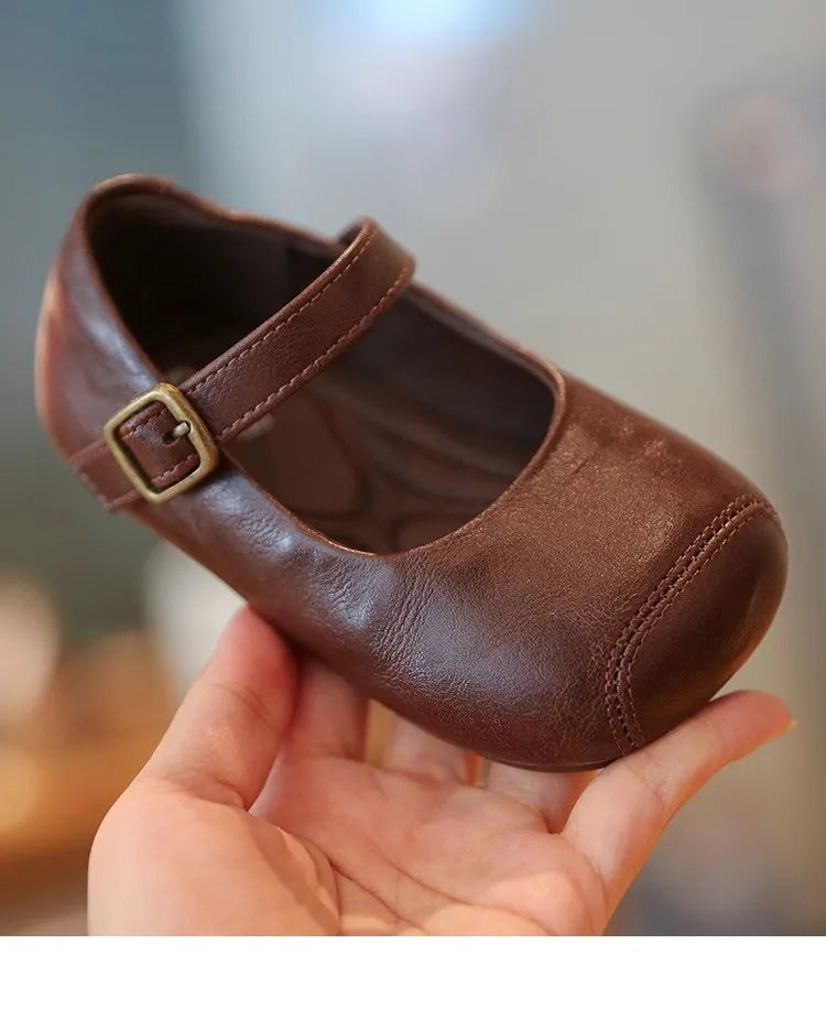 New Baby Shoes Leather Baby Girl Autumn Rubber Sole Anti-slip Multicolor Elegant Toddler First Walkers Newborn Crib Toddler Shoe