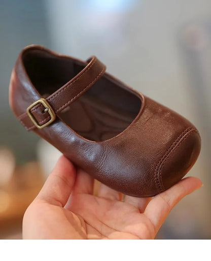 New Baby Shoes Leather Baby Girl Autumn Rubber Sole Anti-slip Multicolor Elegant Toddler First Walkers Newborn Crib Toddler Shoe