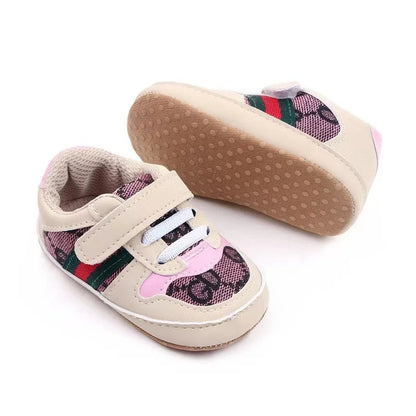 Newborn Infant Girls Sneakers Non-Slip First Walkers Shoes Fashionable 0-18M Casual Sports Shoes