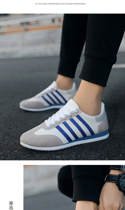 Men's Shoes Trend Casual Shoes for Men Breathable Flat Shoes Outdoor Fitness Free Sports Male Shoes Comfortable Vulcanized Shoes   (Available)