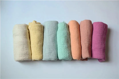 Newborn Photography Props Wrap Baby Blanket Soft Stretchable Cotton Swaddling Photography Backdrop Babies Accessories