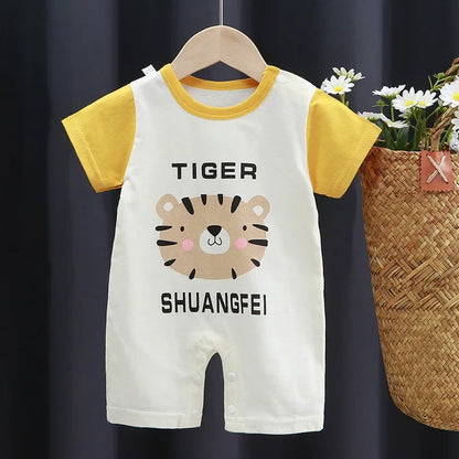 Newborn Baby Boy Clothes Bodysuit For Newborns Summer Romper Baby Girls Clothes Cotton Short Sleeved Jumpsuit
