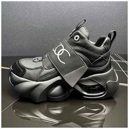 Men's Thick Soled Sports Shoes Fashionable and Versatile Trendy Street Style Men's Casual Shoes