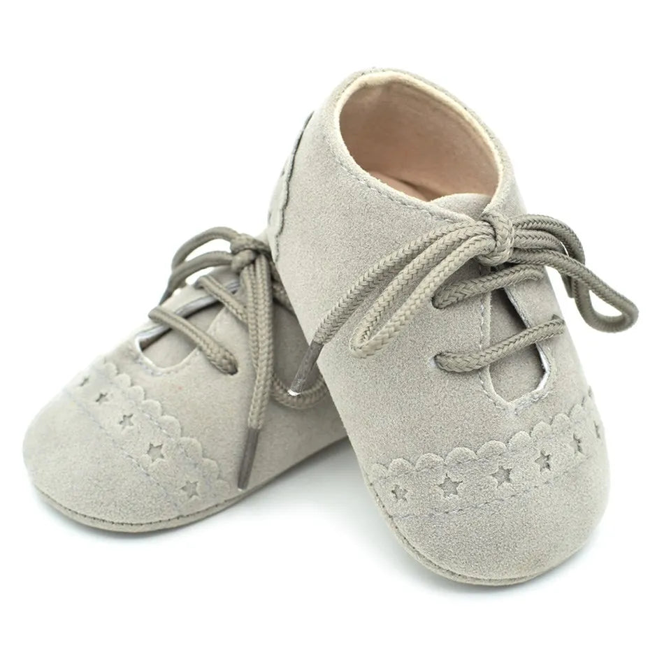 0-2 Years Baby Toddler Shoes Spring Autumn Newborn Soft-soled Warm Lace-up Shoes Baby Boys Girls First Walkers Infant Sneakers