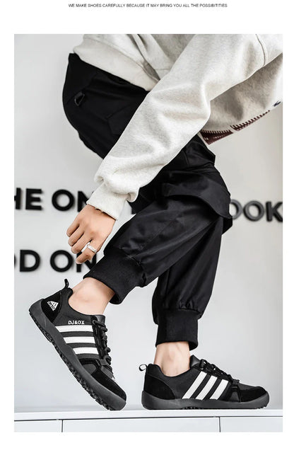 Men's Shoes Fashion Versatile Breathable Board Shoes Thick soled Trendy Casual Shoes (Available)