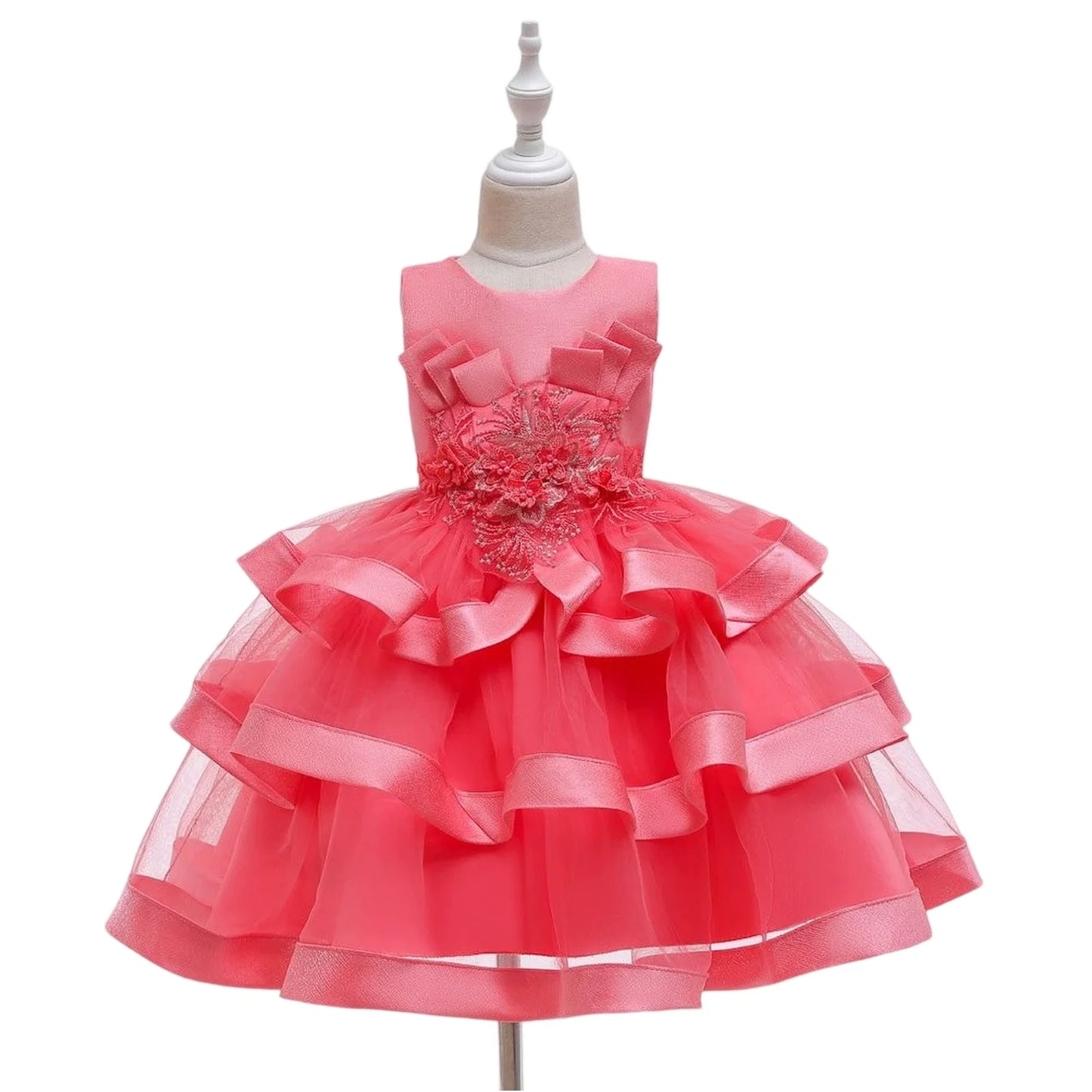 Fashionable Dresses Girl Dress for Girls tutu Kids Clothing Elegent Organza Girls Dresses for Children Princess Party Custumes