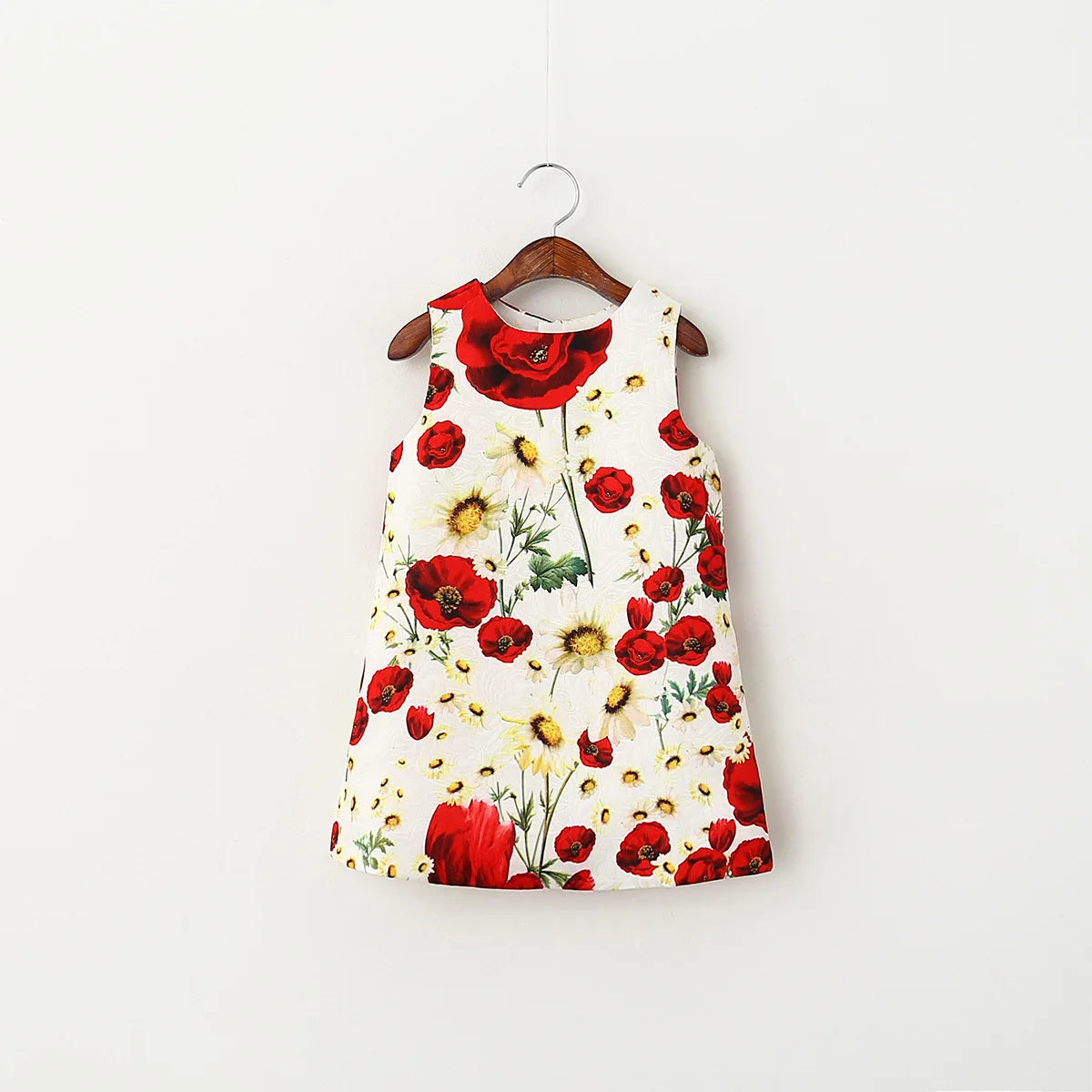 Young Children Vestidos De Fiesta Sleeveless Girls Summer Dresses Princess Girl Dresses European Style Wedding Girl Clothes