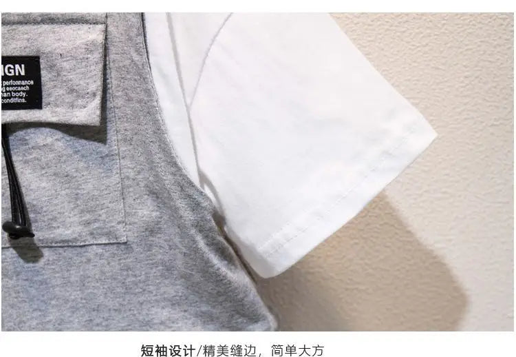 Kids Boys Summer Suit New Fashion Children's Baby Handsome Short Sleeve Top Shorts 2-Piece Boys' Casual Clothing Set (Available)
