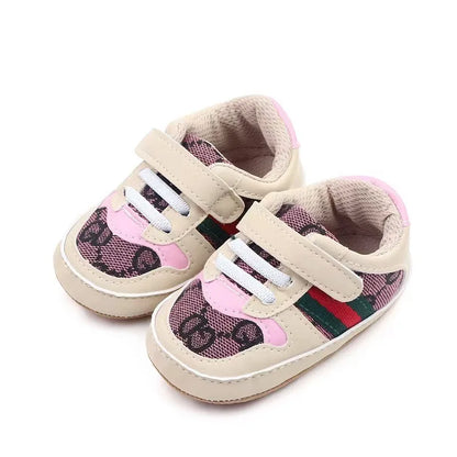 Newborn Infant Girls Sneakers Non-Slip First Walkers Shoes Fashionable 0-18M Casual Sports Shoes