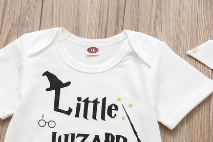 Newborn Baby Boy Girl Clothes Sets Summer Cotton Romper+Pants+Hat Toddler Kids Tops+Trousers+Headband 3 PCS Children's Clothing