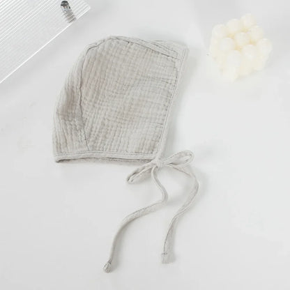Newborn Cap Child  Lacing Babies Knitted Cotton Solid Color cute Hat  Mother and Kids Supplies Baby Hats & Caps for 0-24 Months