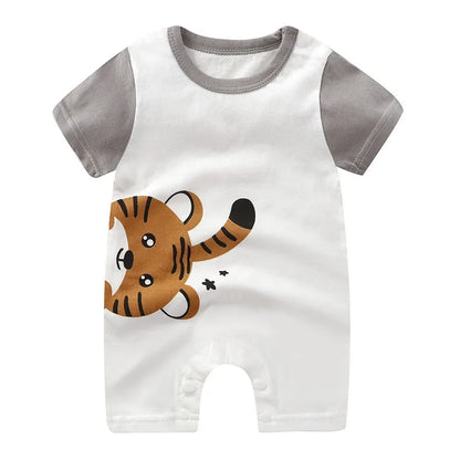 Newborn Baby Boy Clothes Bodysuit For Newborns Summer Romper Baby Girls Clothes Cotton Short Sleeved Jumpsuit
