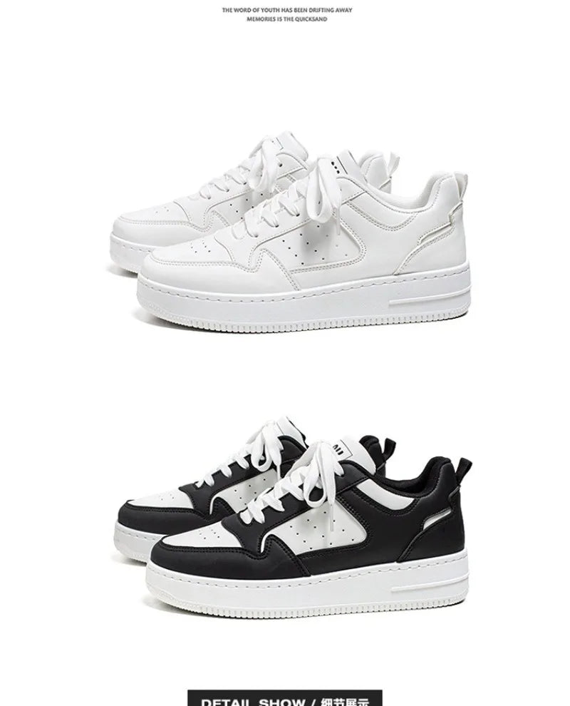 Men's Shoes Classic Black White Sneakers Fashion Tenis Training Shoes for Men Youth Student Sports Running Shoe New Casual Shoes