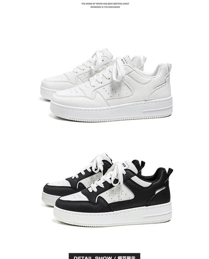 Men's Shoes Classic Black White Sneakers Fashion Tenis Training Shoes for Men Youth Student Sports Running Shoe New Casual Shoes