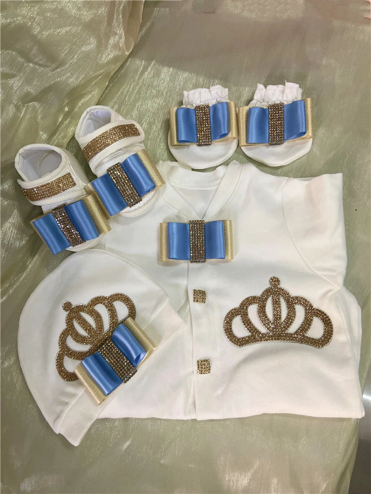 Newborn Boys Romper Clothes Formal Suit 4 Piece Vest Pants and Tie Dresswear Suit Set Welcome Home 40suyi days Celebrity outfit