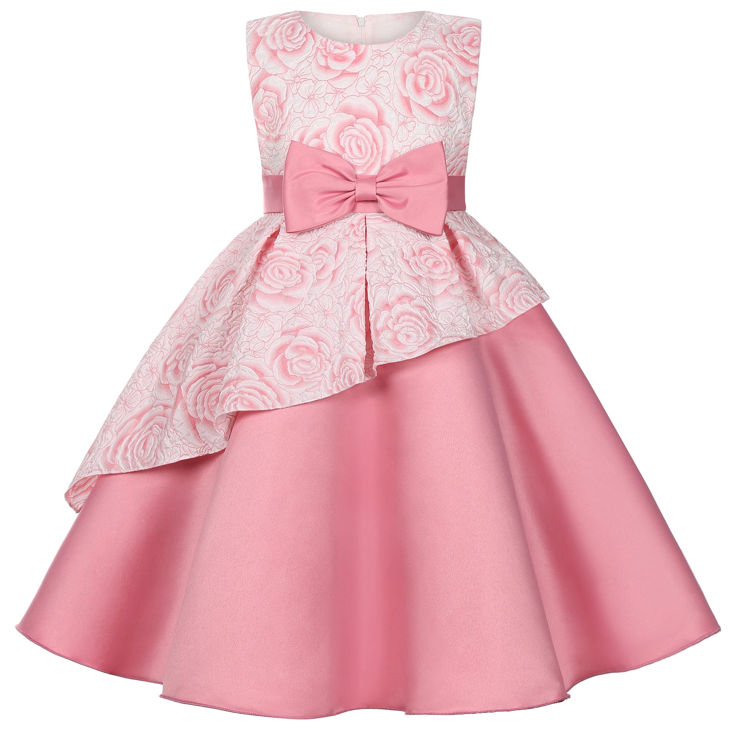 Girl's party dress - Elegant flower princess style dance dress - Birthday party dress, wedding dress, flower girl dress