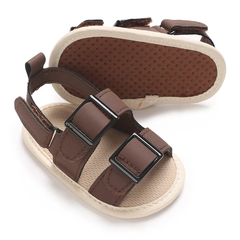 VALEN SINA 0-1Year Newborn Baby Boys Summer Shoes Sandals First Walkers Newborn Shoes Casual Soft Sole Sandals