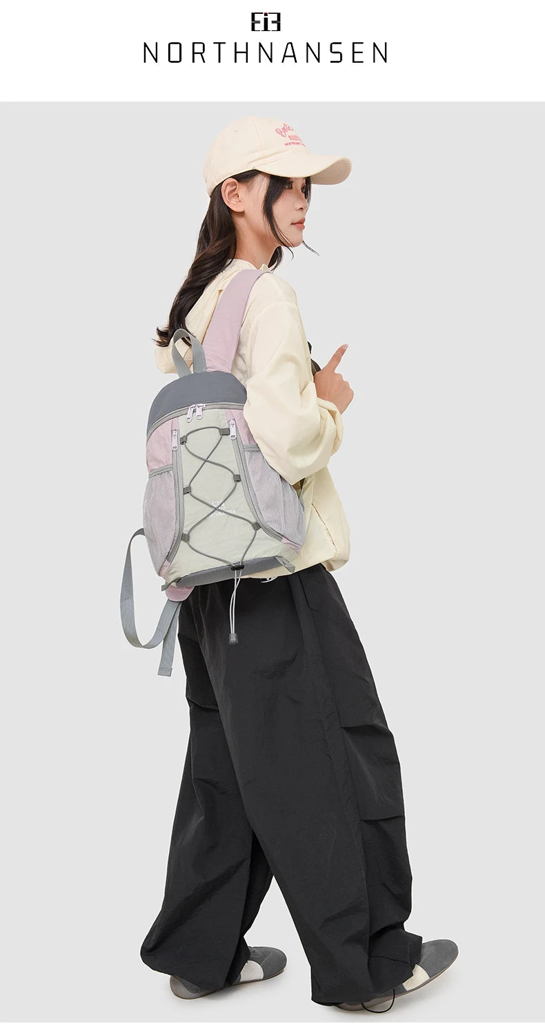 Women's Schoolbag - Ins Japanese-Style, Large-Capacity, Cute Drawstring Backpack, New Versatile Student Laptop Bag for Outdoor S