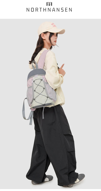 Women's Schoolbag - Ins Japanese-Style, Large-Capacity, Cute Drawstring Backpack, New Versatile Student Laptop Bag for Outdoor S
