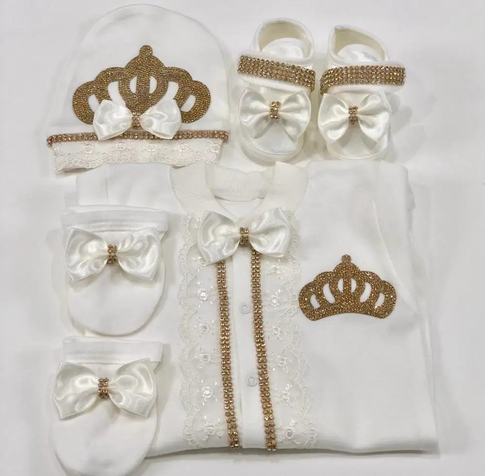 Newborn Boys Romper Clothes Formal Suit 4 Piece Vest Pants and Tie Dresswear Suit Set Welcome Home 40suyi days Celebrity outfit