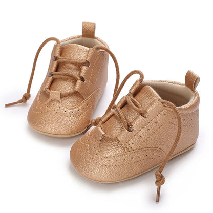 Classic Newborn Baby Shoes White Casual Shoes Boys Girls Shoes Fashion Sneakers Soft Sole Non-Slip Toddler Shoes First Walkers